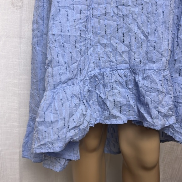 Babydoll dress ,Sm, halter,smocked,eyelet ,fairy, boho,beads,tassels - Picture 10 of 15